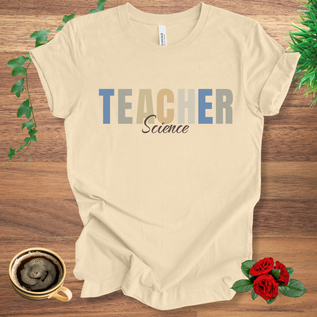 Science Teacher Dark Font T-Shirt