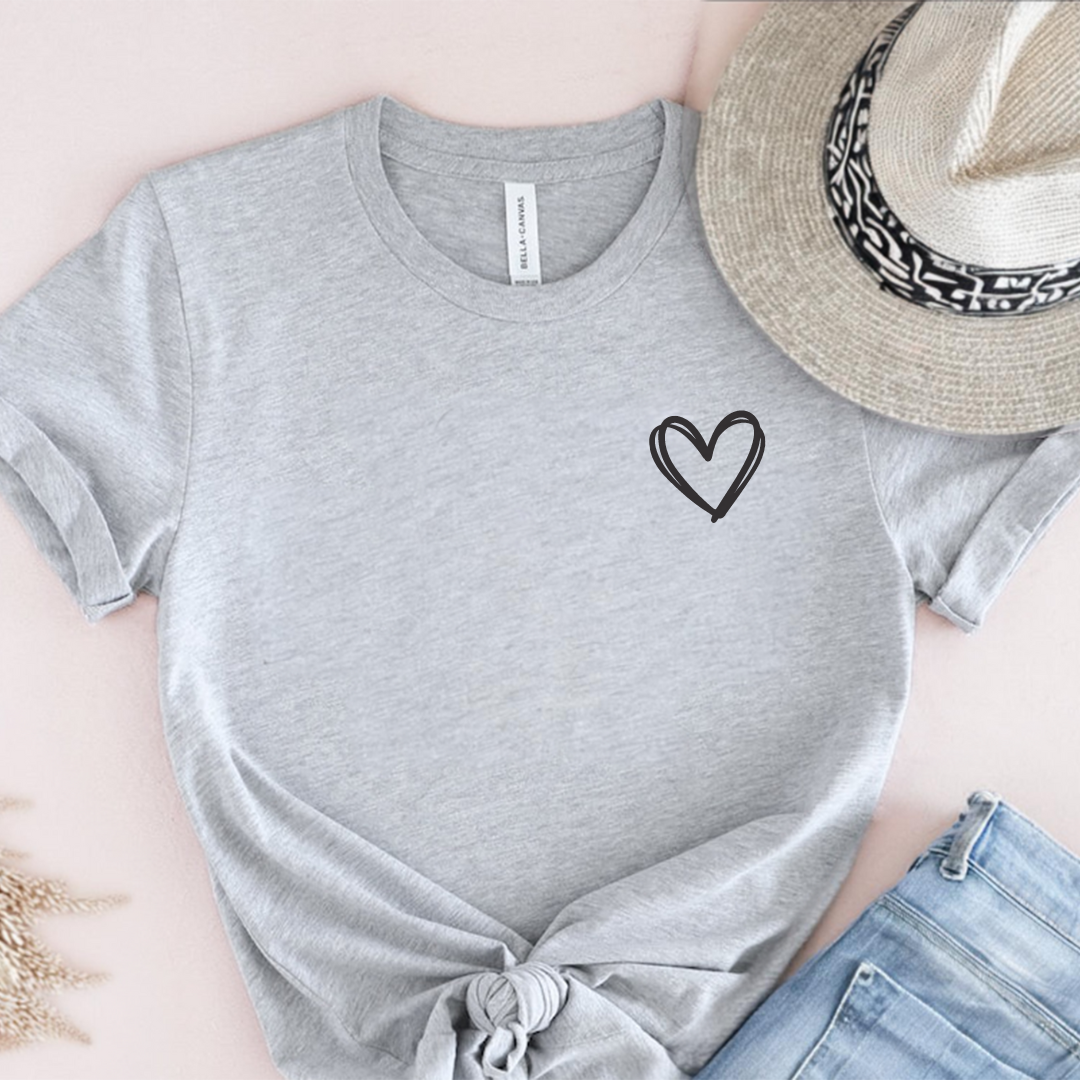 Shoulder HEART T-Shirt