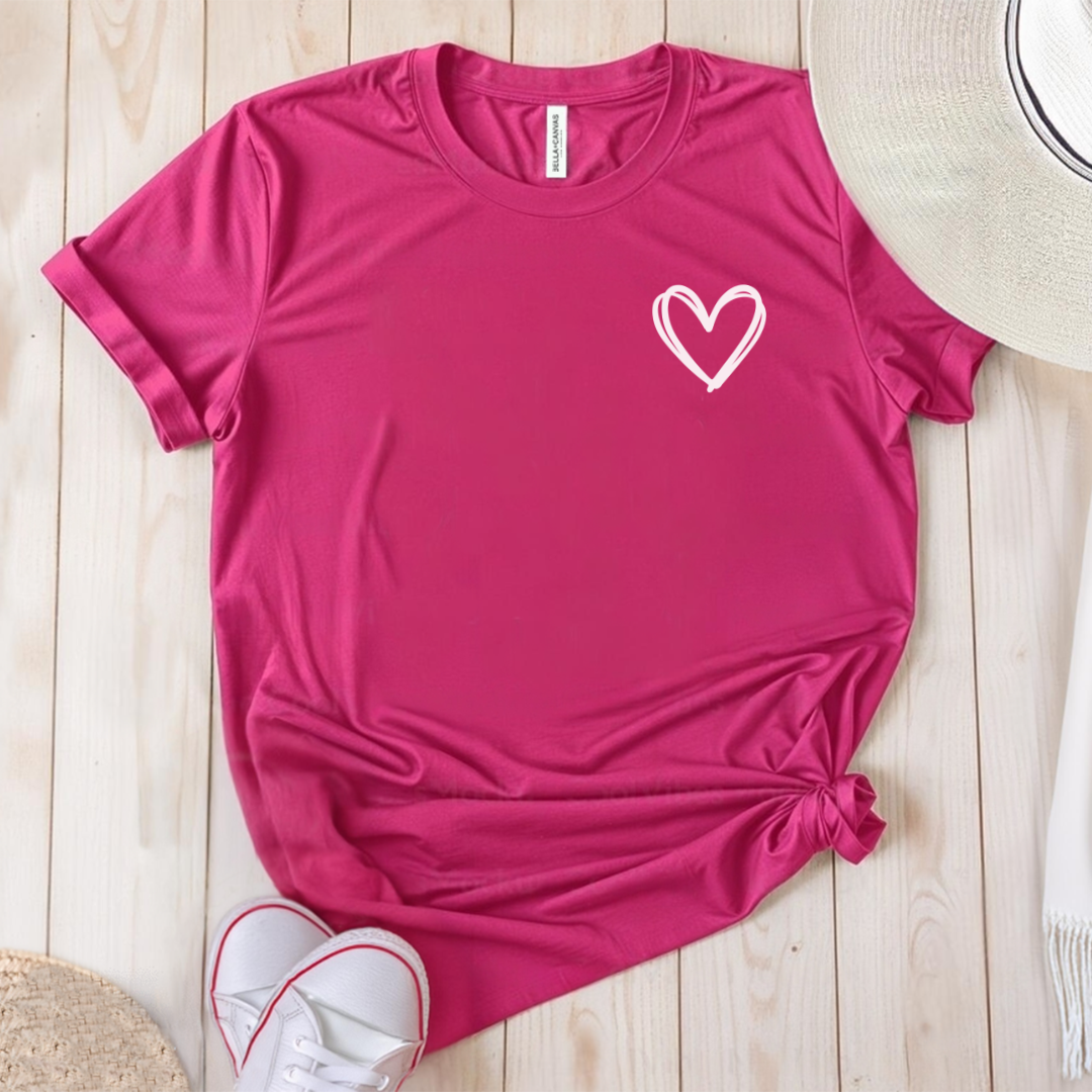 Shoulder HEART T-Shirt