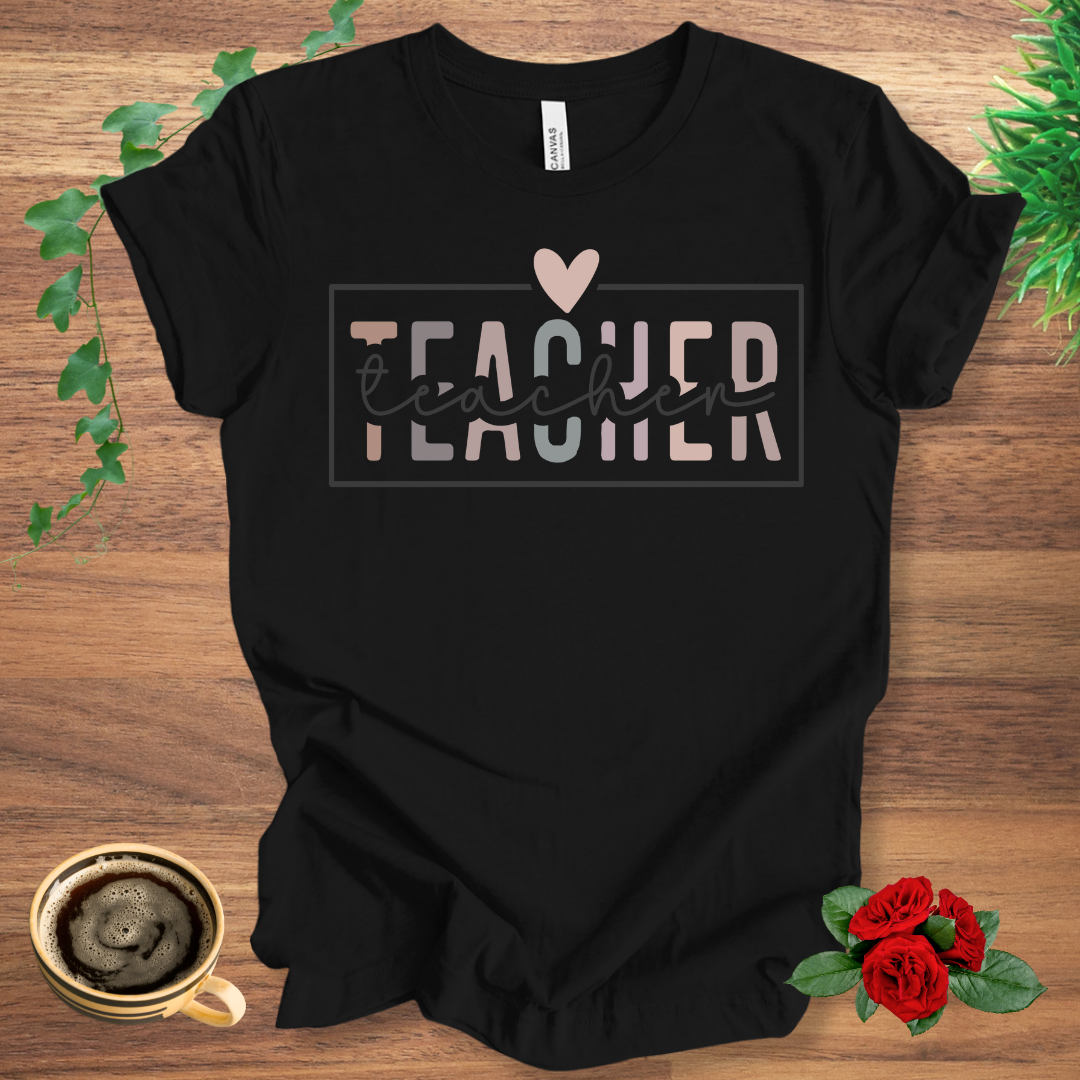 Teacher Script T-Shirt