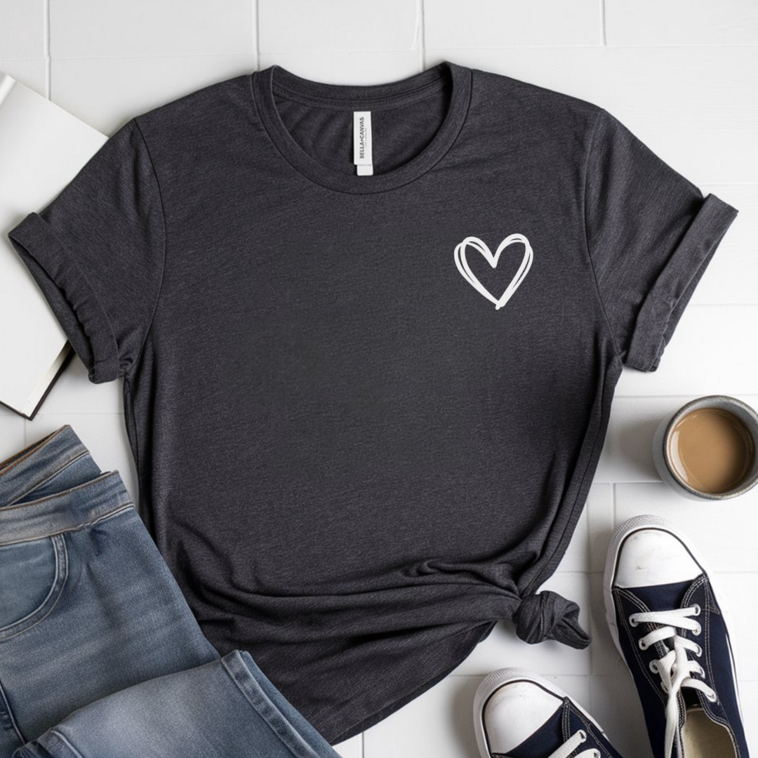 Shoulder HEART T-Shirt