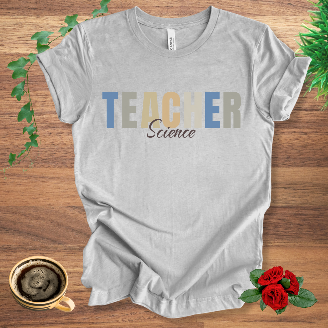 Science Teacher Dark Font T-Shirt