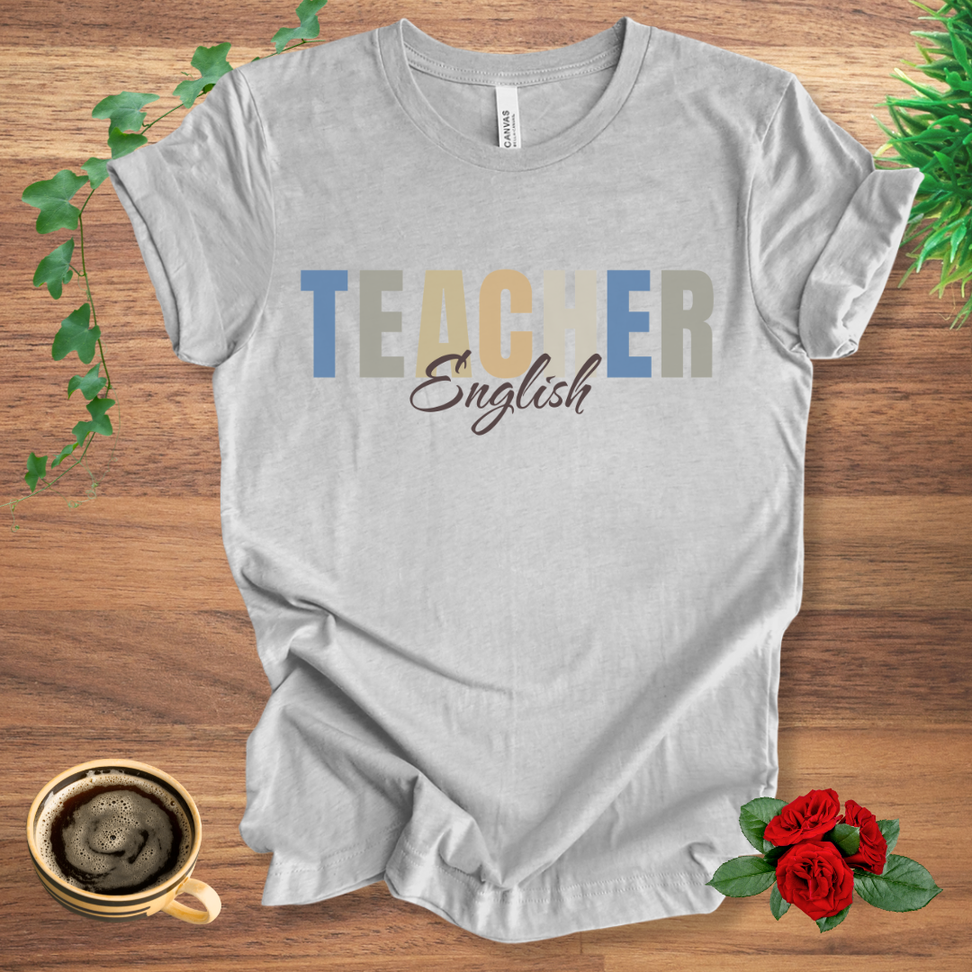 English Teacher Dark Font T-Shirt