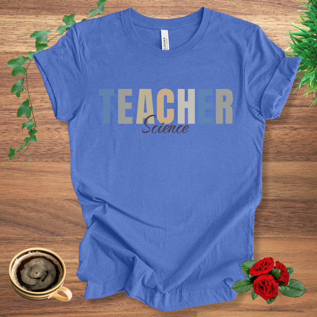 Science Teacher Dark Font T-Shirt