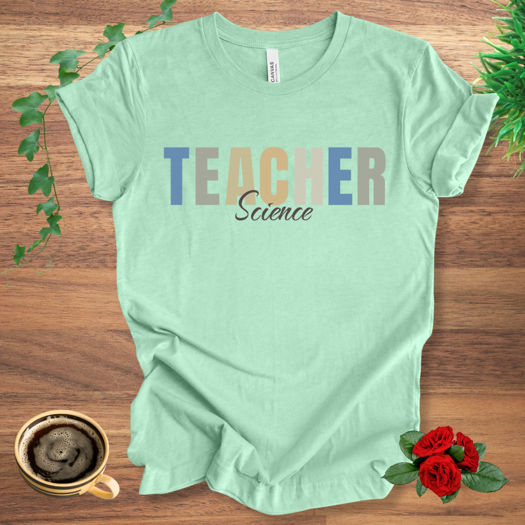 Science Teacher Dark Font T-Shirt