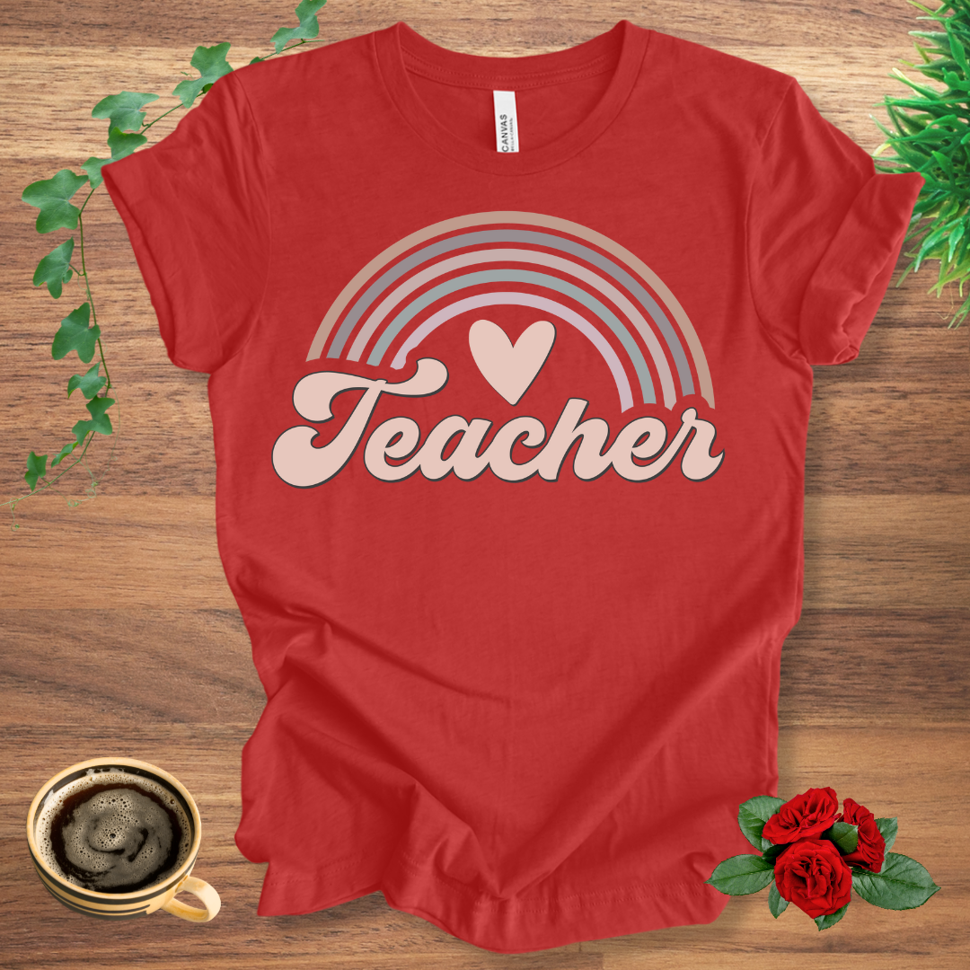 Teacher Rainbow T-Shirt