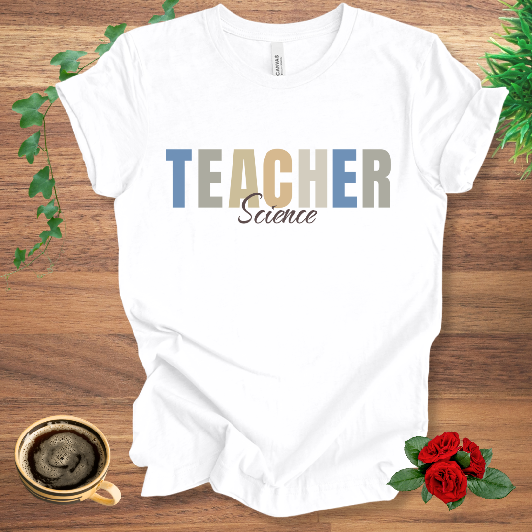 Science Teacher Dark Font T-Shirt