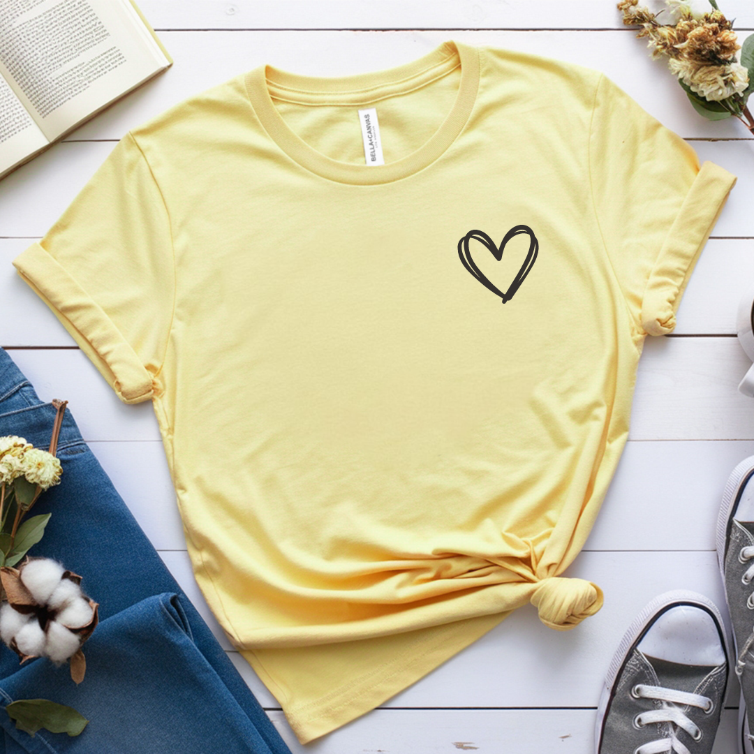 Shoulder HEART T-Shirt